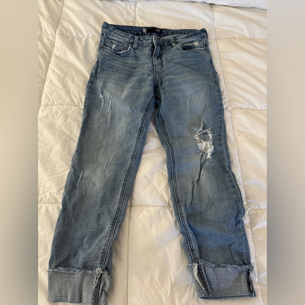 Kut from the Kloth Relaxed Fit Distressed Jeans